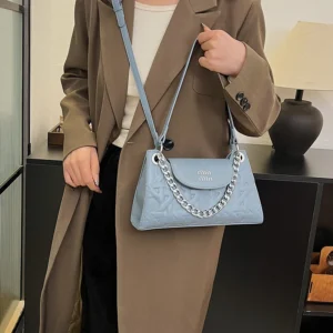 Vegan Leather Work Crossbody Bag with Botanical Lining - Eco-Friendly Professional Tote