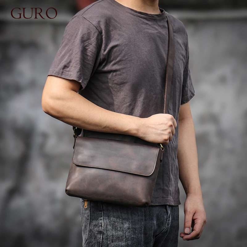 Men's Professional Leather Messenger