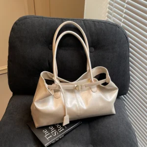 Cloud-Luxe Vegan Leather Work Tote with Convertible Straps - Professional Office to Weekend Bag