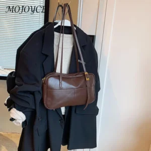 Premium PU Leather Boston Tote Bag with Adjustable Strap for Professional Women - Office & Travel Handbag